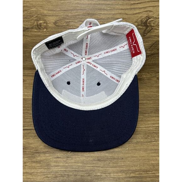 Kimes Ranch Hat Cap Snapback RWB American Flag Logo One Size Mesh Adjustable - Picture 5 of 7
